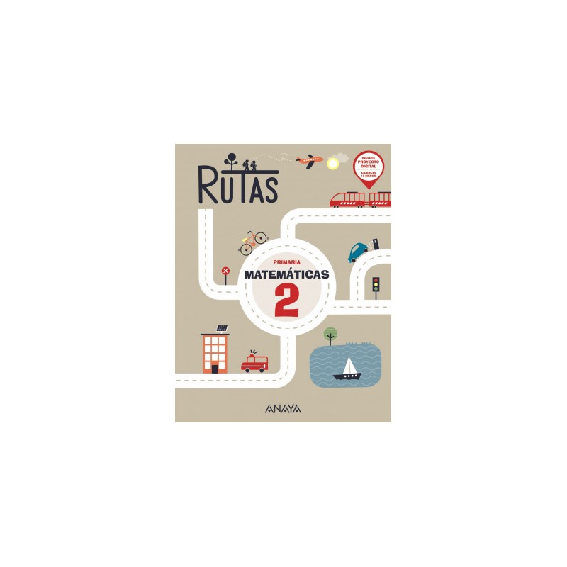 MATEMÁTICAS 2. RUTAS. (INCLUYE MATERIAL MANIPULATIVO)
