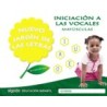 Nuevo jardín de las letras: Iniciación vocales Mayúsculas